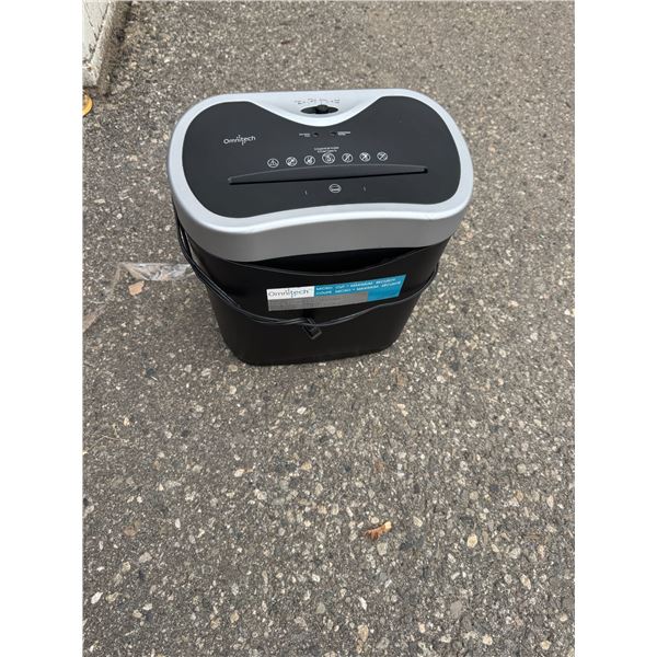 OMNITECH paper shredder