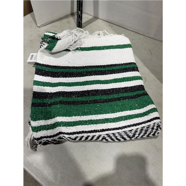 OLand outdoors 53" x 78" falsa blanket with fringes