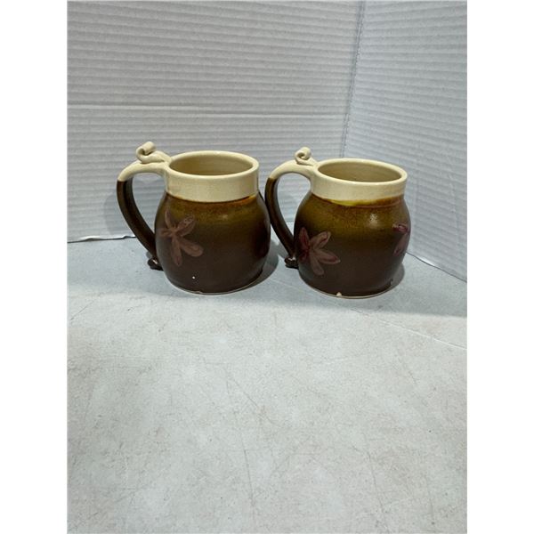 Pottery mugs