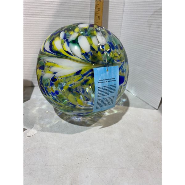 Mouth blown unique garden accessory