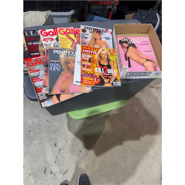 penthouse, playboy, gallery and other magazines