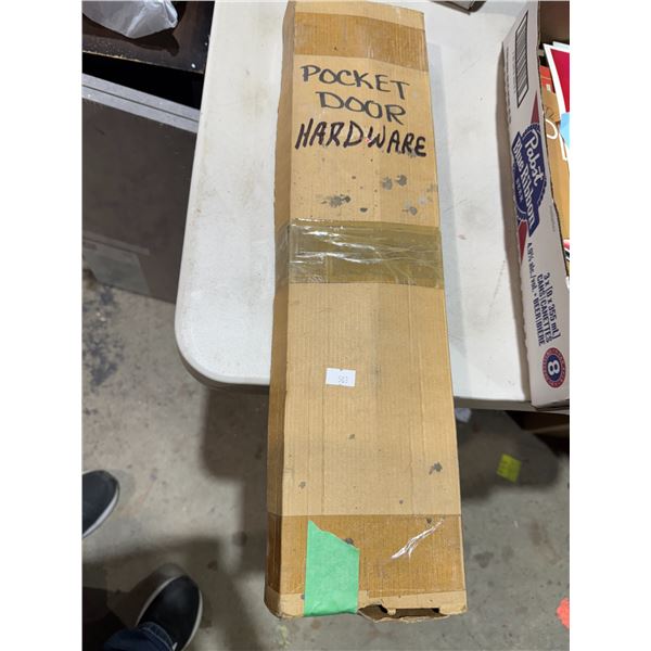 Pocket door hardware