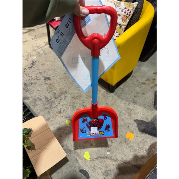 Children Spider-Man shovel