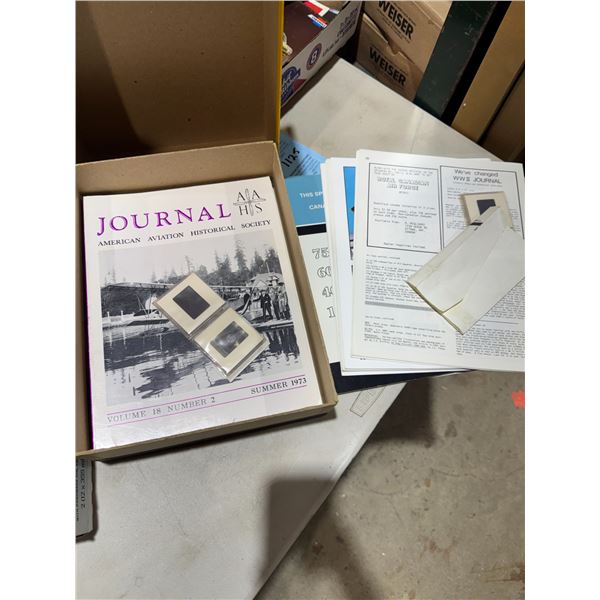 American aviation historical Society, Vintage journals and other aviation items