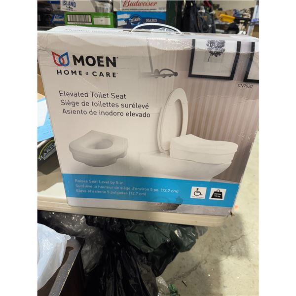 Elevated toilet seat