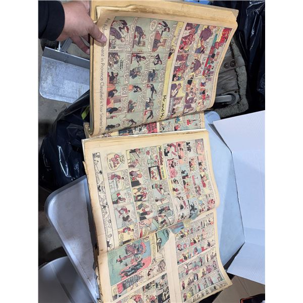 2 books of 1944 Vancouver Sun comics