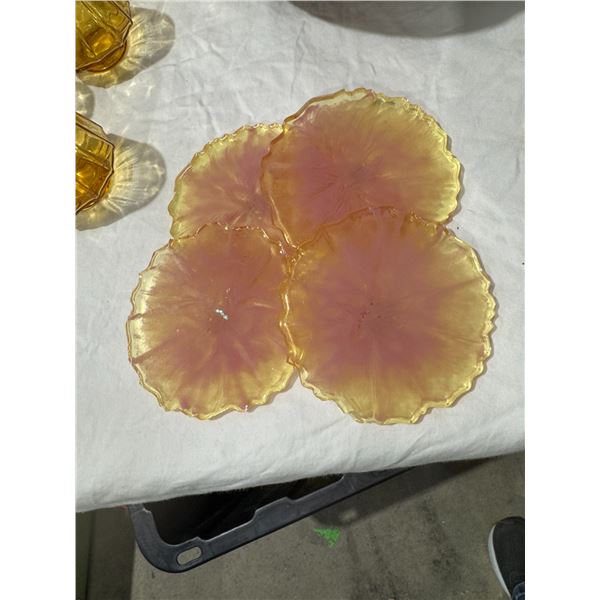Vintage resin coasters