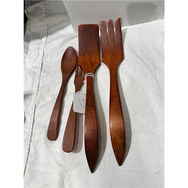 Vintage BARIBOCRAFT salad forks and spoons