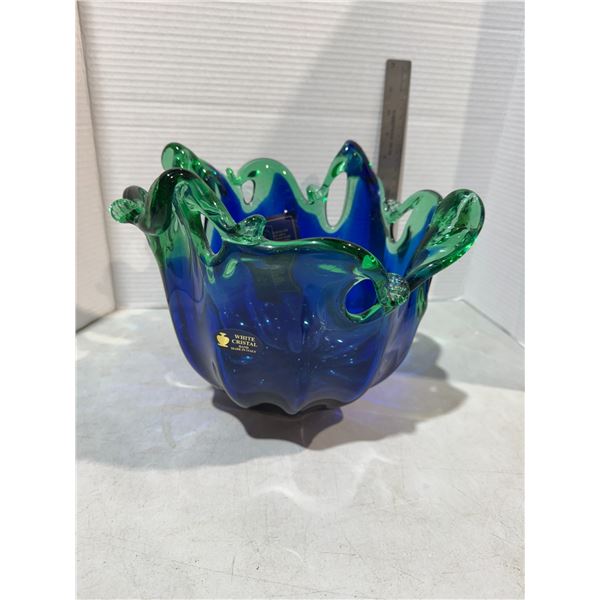 White crystal handmade in Italy decor