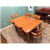 Image 1 : Meubles Bermex Maple table and 6 chairs 2 leaves 31h x 39w x59L each leaf is10"