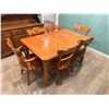 Image 2 : Meubles Bermex Maple table and 6 chairs 2 leaves 31h x 39w x59L each leaf is10"