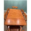 Image 3 : Meubles Bermex Maple table and 6 chairs 2 leaves 31h x 39w x59L each leaf is10"