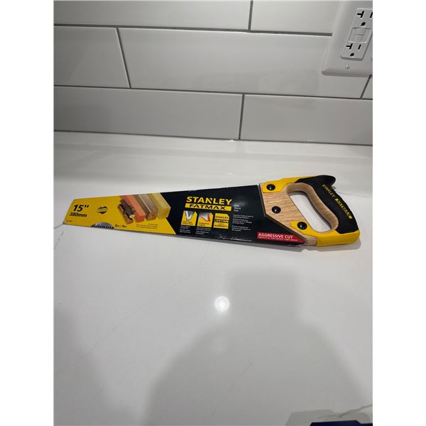 New Stanley Fat Max saw