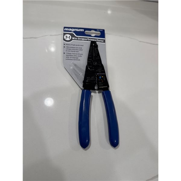 new 7-1 wire stripper/crimper/cutter
