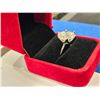 Image 2 : 10.00ct total moissanite ring- Size 7. See description