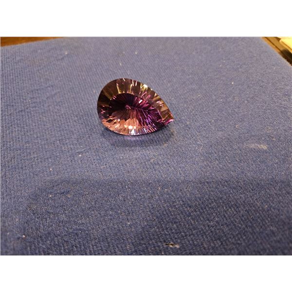 99.12ct Pear shaped Amythest gem- Retail $10,110.00
