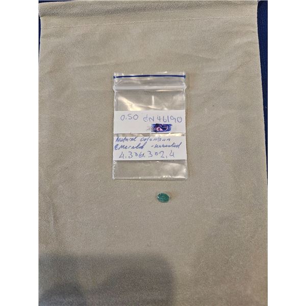 Natural Columbian Emerald