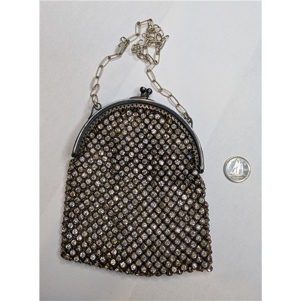 Antique Rhinestone purse - repair needed