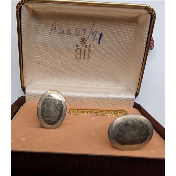 Vintage cufflinks in box