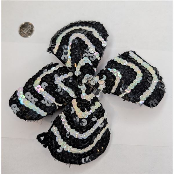 Vintage Yves Saint Laurent sequin pin