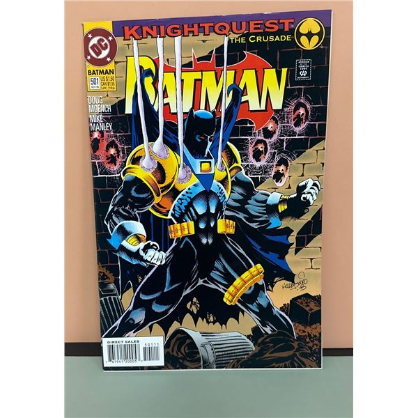 Batman #501 (1993, DC) Knightquest The Crusade Comic - Moench/Manley