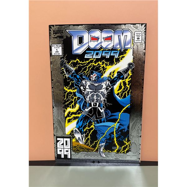Doom 2099 #1 (Marvel Comics, Jan 1993) Silver Foil Cover
