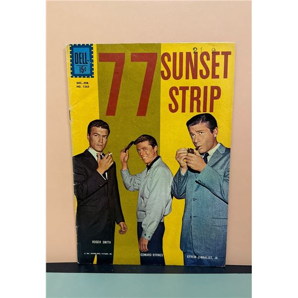 77 Sunset Strip #1263 Comic Book (Dell, 1962) Silver Age TV Series