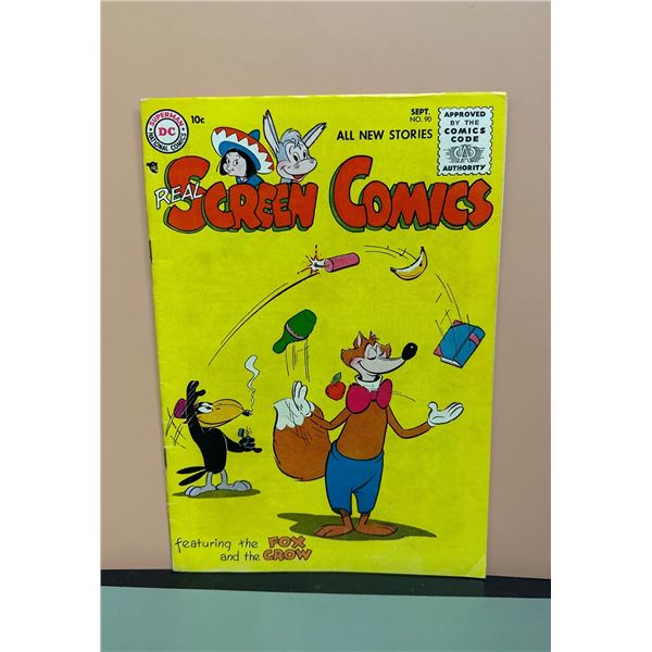 Real Screen Comics #90 (DC, 1955) Golden Age, Featuring The Fox and The Crow