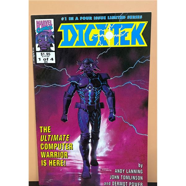 Digitek #1 (Marvel Comics, 1992) 1st Issue in a Four Issue Limited Series