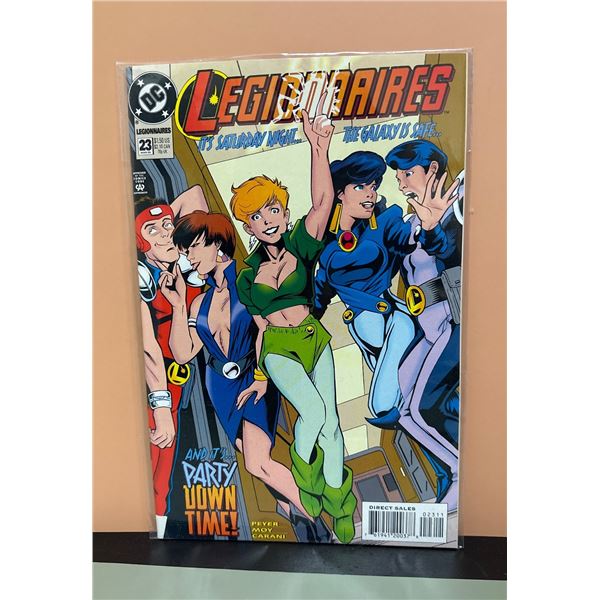 Legionnaires #23 (March 1995, DC Comics) NBA Jam Back Ad