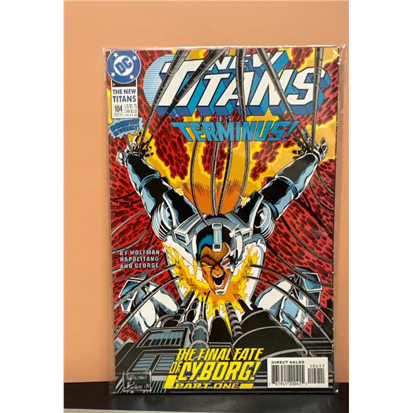 The New Titans #104 (DC, 1993) Terminus! The Final Fate of Cyborg! Part 1