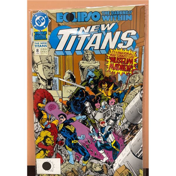 New Titans Annual #8 (1992, DC) Eclipso The Darkness Within, Museum Madness