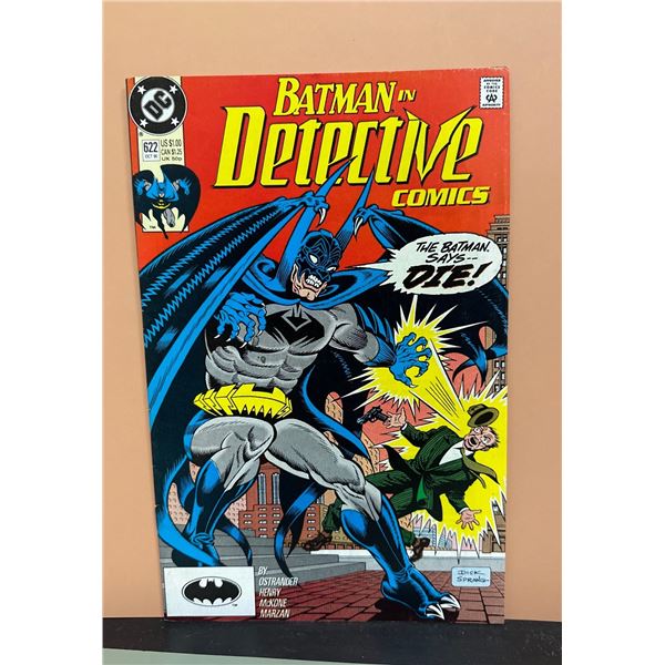 Detective Comics #622 (DC, 1990) Batman Says Die Cover by Dick Sprang