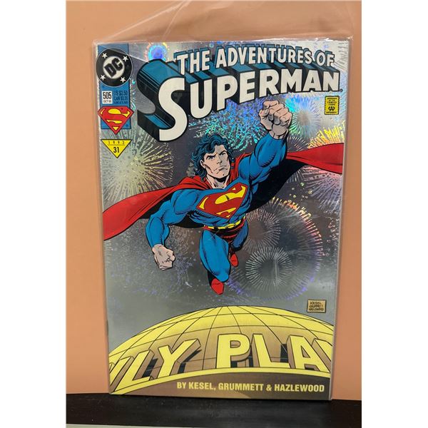 The Adventures of Superman #505 (DC Comics, 1993) Holographic Foil Cover