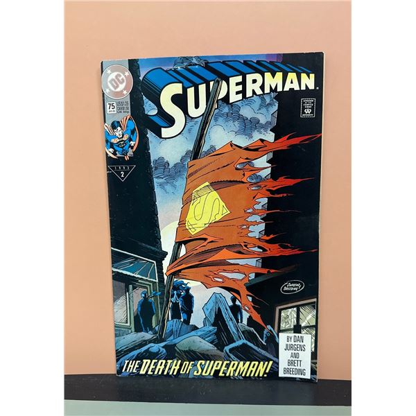 Superman #75 (1993, DC) The Death of Superman! 1st Printing