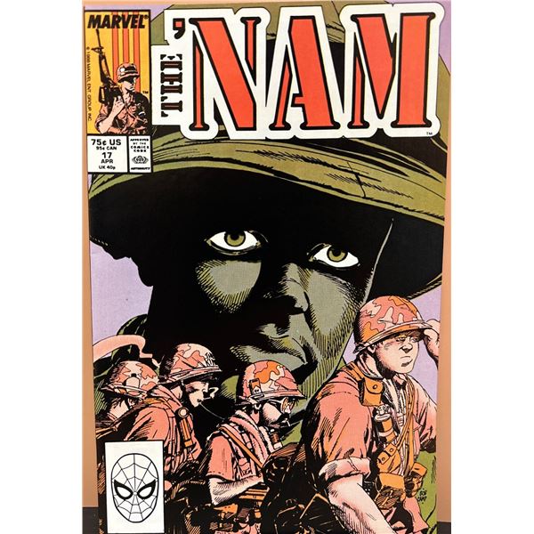 The 'Nam #17 (Marvel, 1988) Vietnam War Comic Book