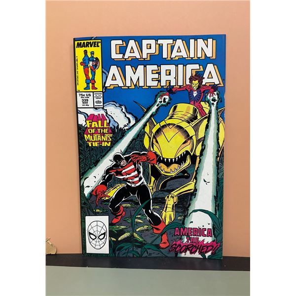Captain America #339 (Marvel, 1988) Fall of the Mutants Tie-In Comic