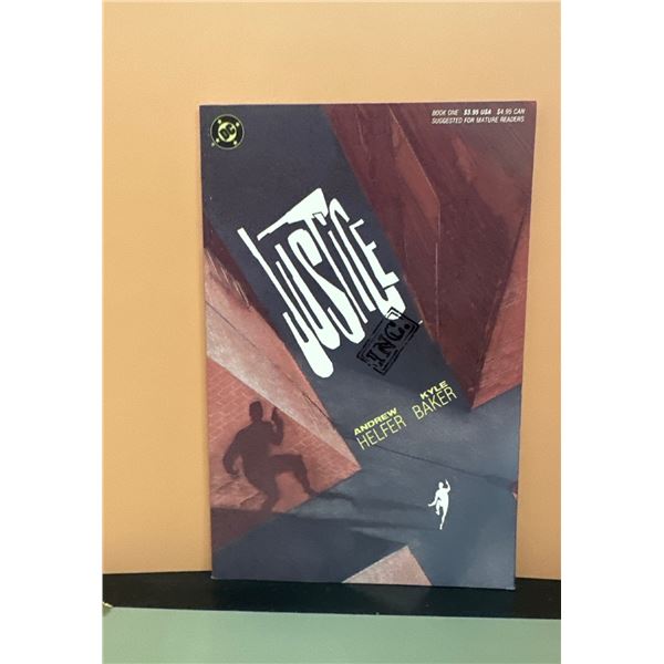 Justice, Inc. #1 (1989) & Trust #1 Comic Book Lot - Mature Readers