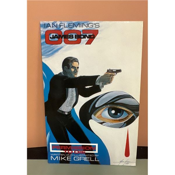 James Bond 007 Permission to Die Graphic Novel (Eclipse/Acme 1989) Mike Grell