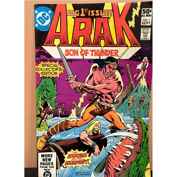 Arak, Son of Thunder #1 (DC, 1981) Special Collector's Edition