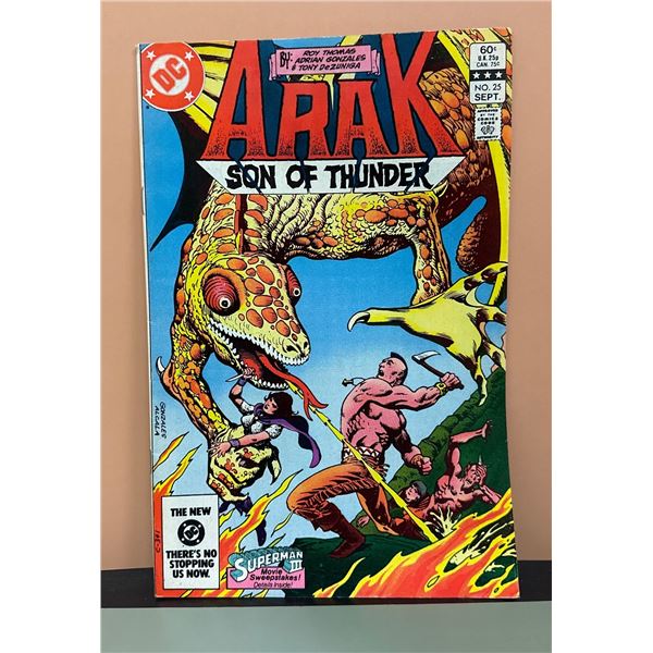 Arak, Son of Thunder #25 (DC Comics, 1983) Bronze Age Comic Book