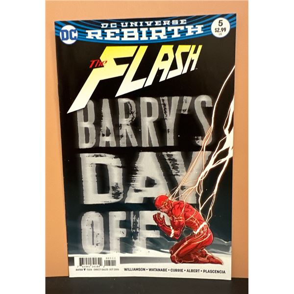 The Flash #5 (DC Comics, 2016) Rebirth 'Barry's Day Off' Williamson