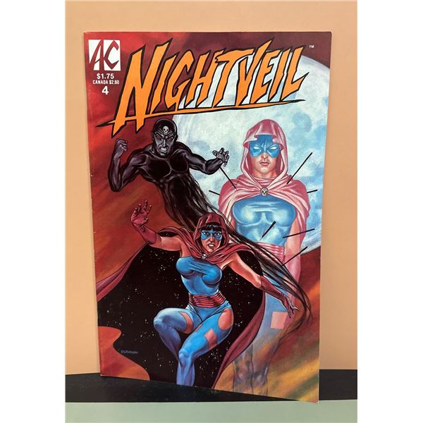 Nightveil #4 (AC Comics, 1985) Copper Age, Dave Dorman Cover