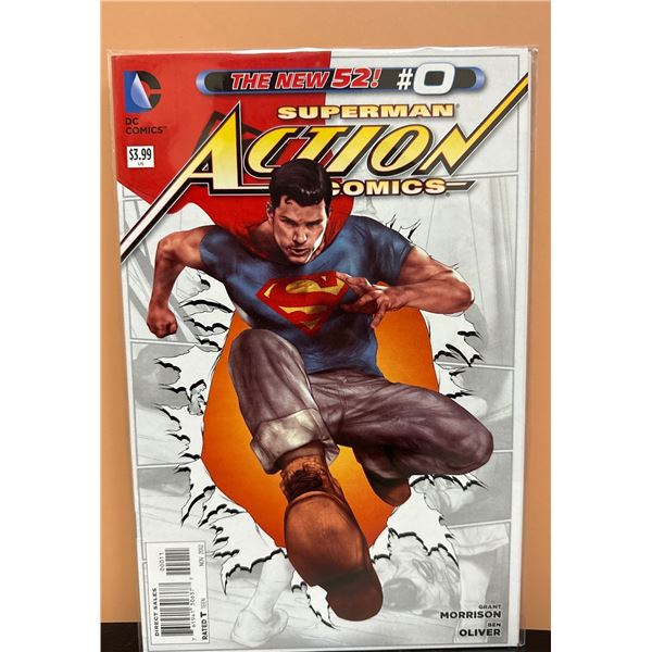Action Comics #0 The New 52! Superman (Nov 2012, DC Comics) Grant Morrison