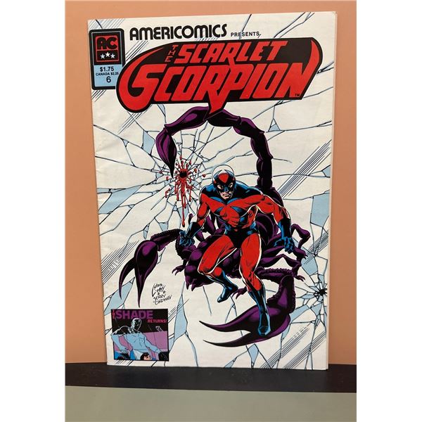 The Scarlet Scorpion #6 (AC, 1984) Americomics Presents Comic Book