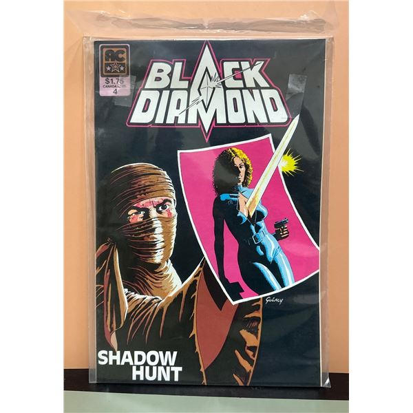 Black Diamond #4 (AC Comics, 1984) Shadow Hunt Cover by Paul Gulacy