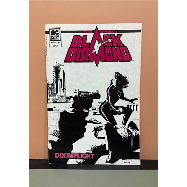 Sybil Danning's Black Diamond #2 Doomflight AC Comics 1985 Paul Gulacy