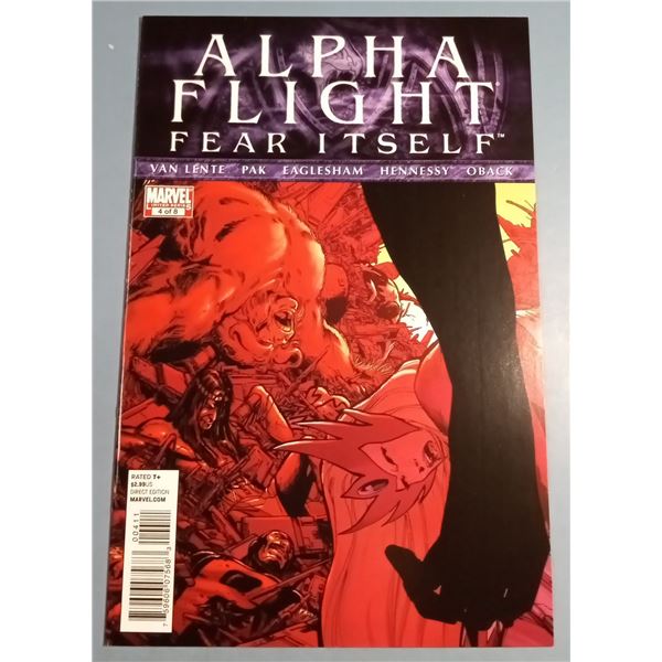 Alpha Flight Fear Itself #4 Comic Book (Marvel, 2011) Van Lente Pak