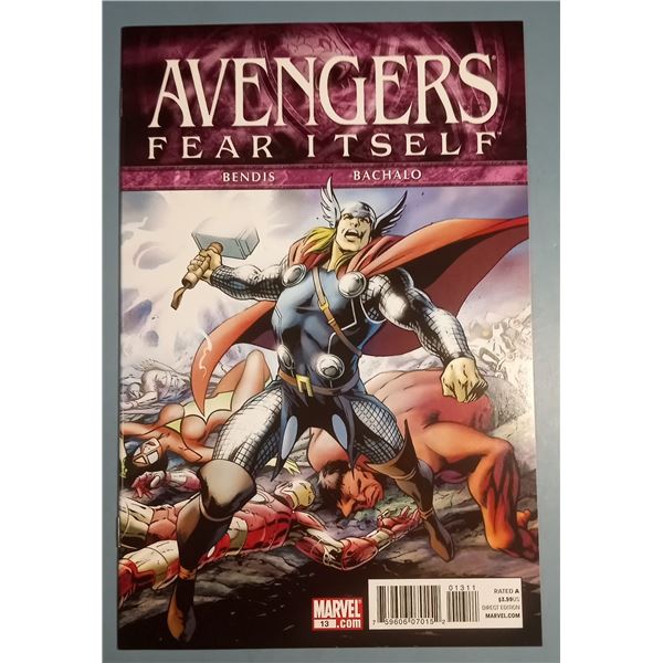 Avengers (2010) #13 Fear Itself Comic Book Marvel Comics July 2011