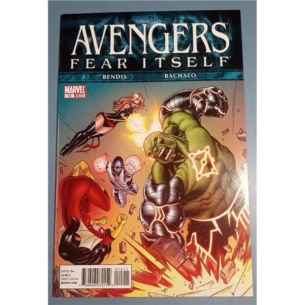 Avengers (2010) #15 Fear Itself Tie-In Marvel Comics Bendis Bachalo